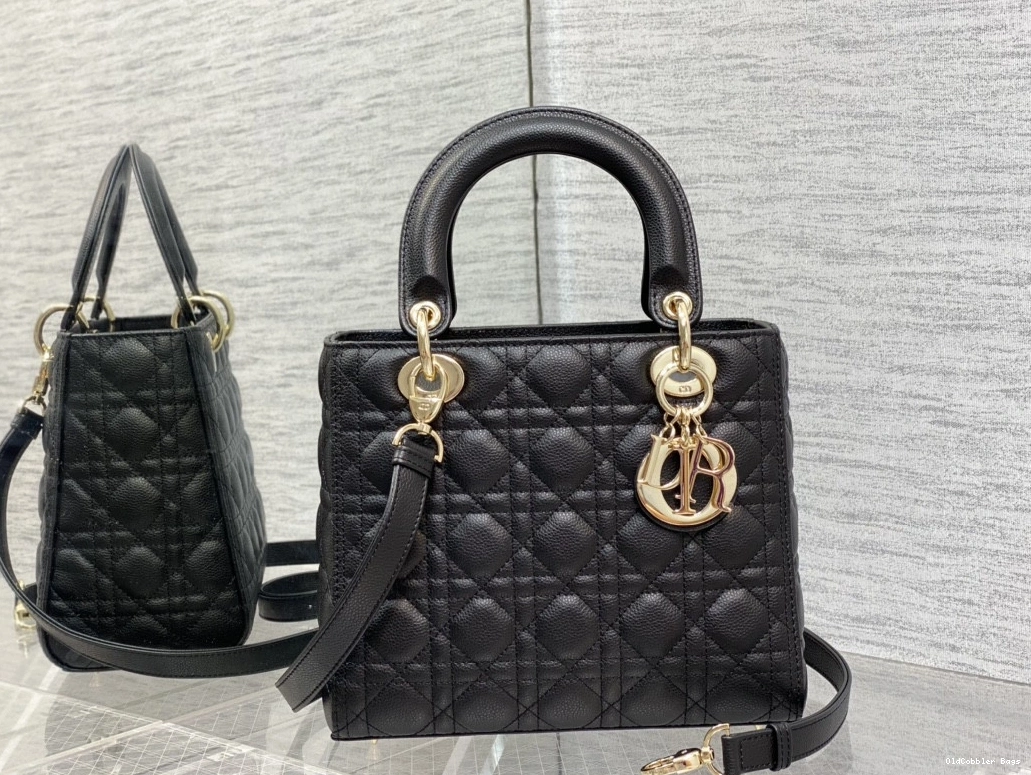OldCobbler Bags large Diro Calfskin-24cm Lady Glod 0807